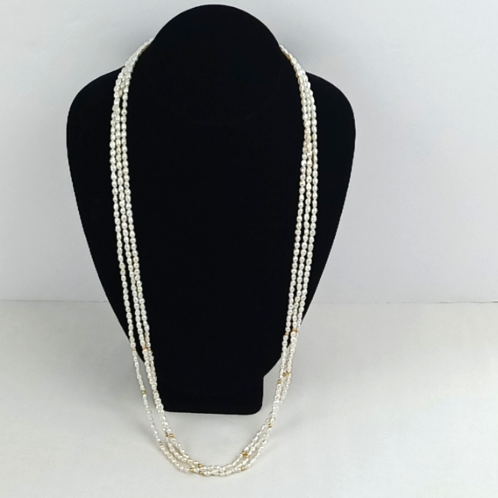 Vintage Freshwater Pearls 14K IPS Necklace.